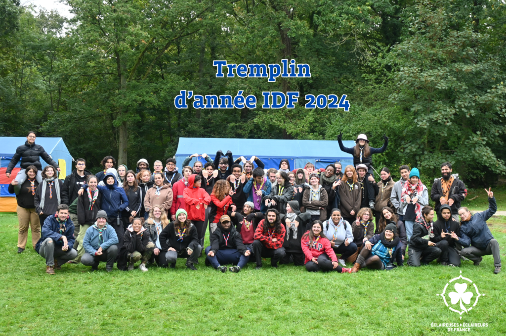 Retour sur le week-end Tremplin des responsables  d’Île-de-France 🌟🏕️